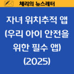 자녀 위치추적 앱 추천 & 비교: 우리 아이 안전을 위한 필수 앱(2025)